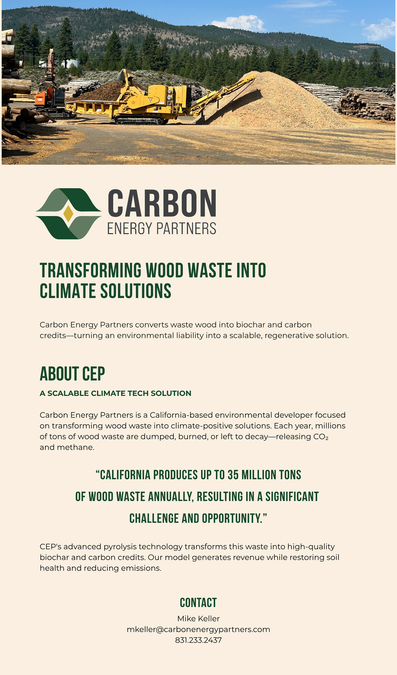 Welcome to Carbon Energy Partners